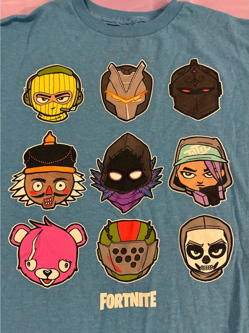 Fortnite Kids Light Blue Short Sleeve Graphic Tee